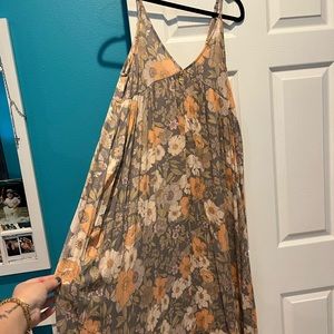 Vici Drapey Floral Maxi Dress